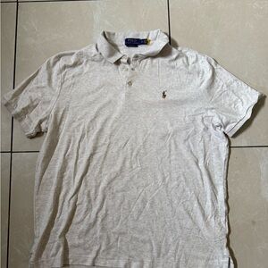 Polo Ralph Lauren Polo S/S Shirt Heather Beige Men’s Size XL